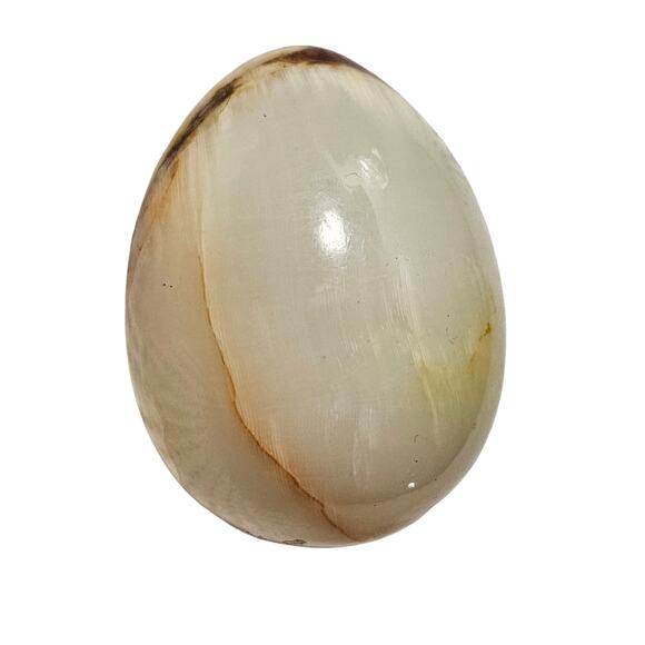 Solid Marble Polished Onyx Decorative Egg - Picture 2 of 6
